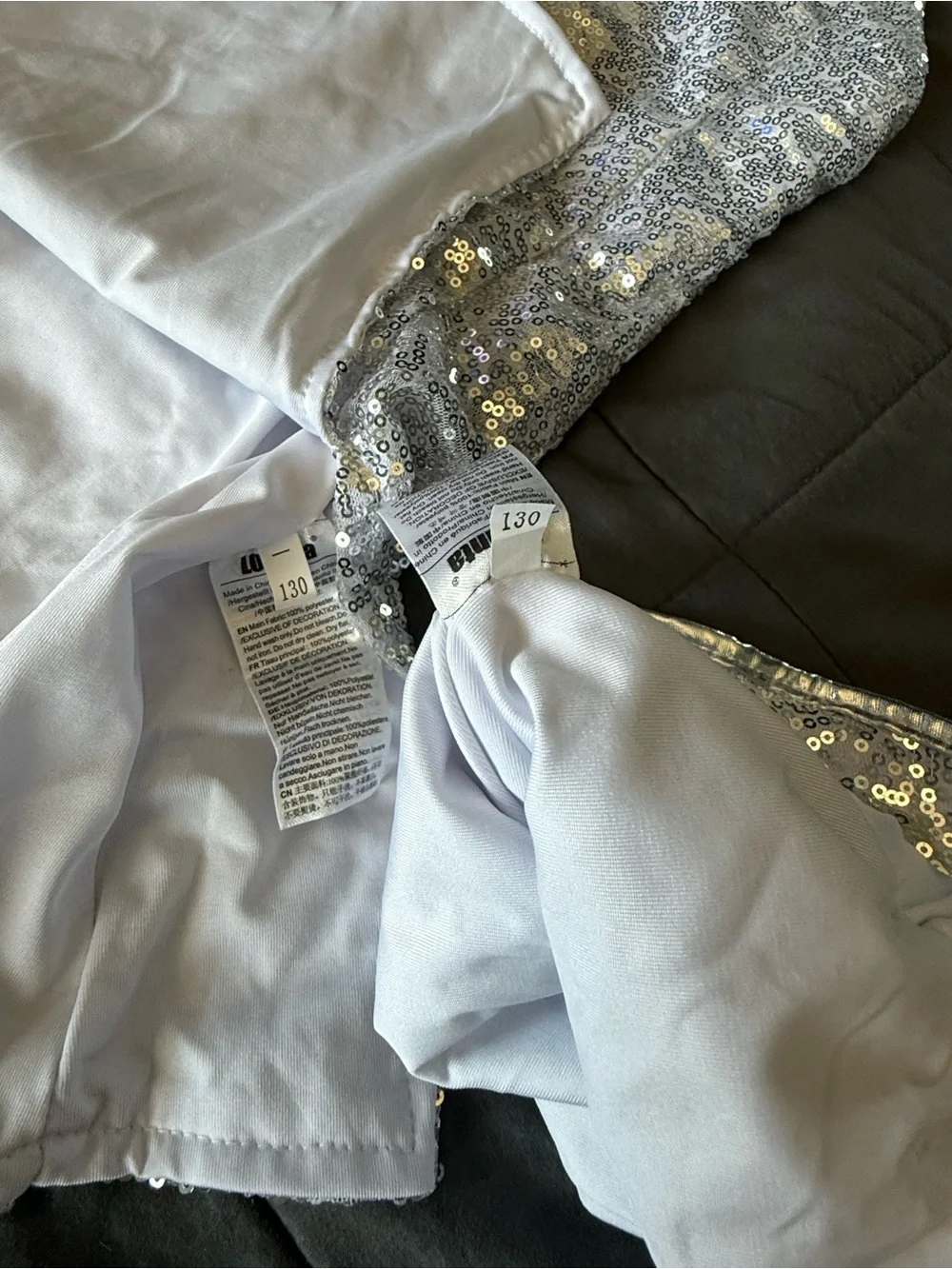 Lolanta Silver Sequin Halter Top